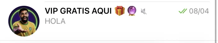 Mensaje de VIP GRATIS AQUI