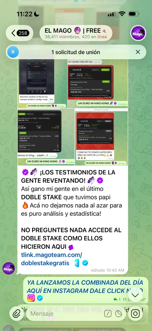 Canal EL MAGO en Telegram